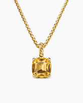 Marbella Pendant in 18K Yellow Gold with Citrine, 12mm